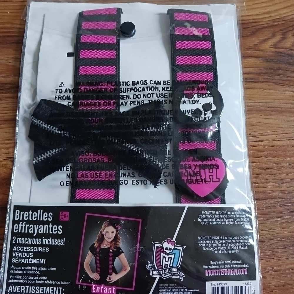 Monster High Creeperific Suspenders